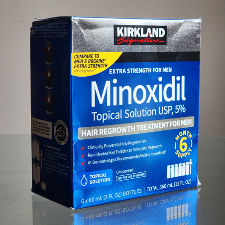 Caja completa de Minoxidil Kirkland Signature Original en Lima Peru